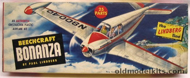 Lindberg 1/48 Beechcraft Bonanza, 504-69 plastic model kit